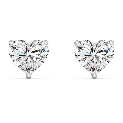 1 ct each Heart Lab Grown Diamond Studds
