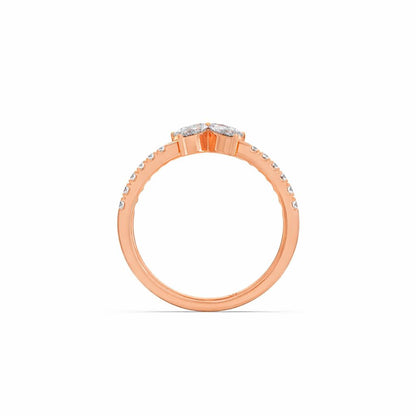Marquise Bloom Diamond Butterfly Ring