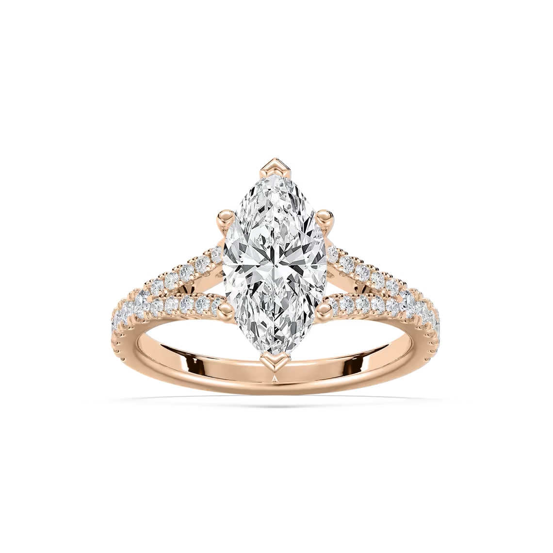 split shank marquise engagement ring